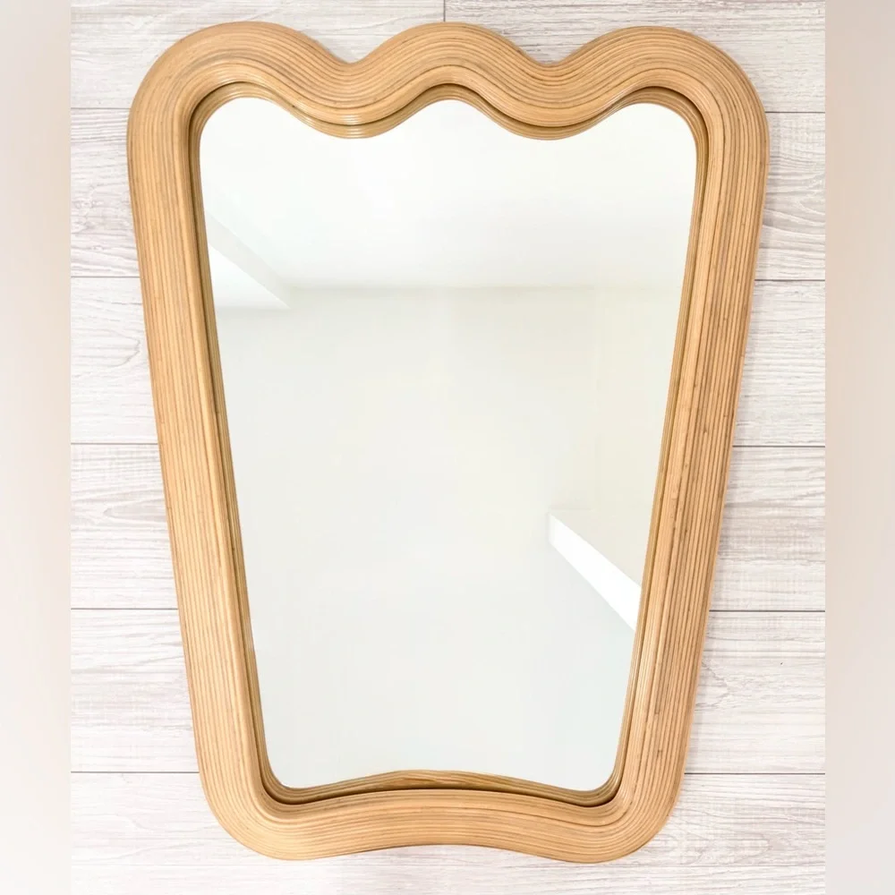 Jonathan Adler Riviera Ripple Flat Wall Mirror